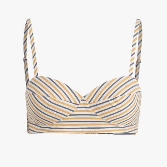 NWT Favorite Daughter Ex-Boyfriend Stripe Bra Top size XL - Picture 2 of 11